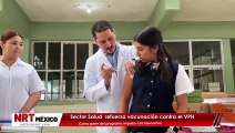 Sector Salud refuerza vacunación VPH en escuelas
