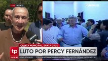Percy Fernández: Declaran tres días de luto en Santa Cruz de la Sierra y colocan crespones negros en edificios