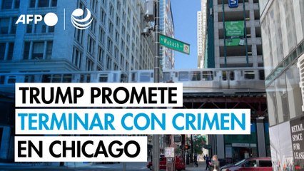 Trump promete terminar con el crimen en Chicago, la "ciudad más peligrosa del mundo"
