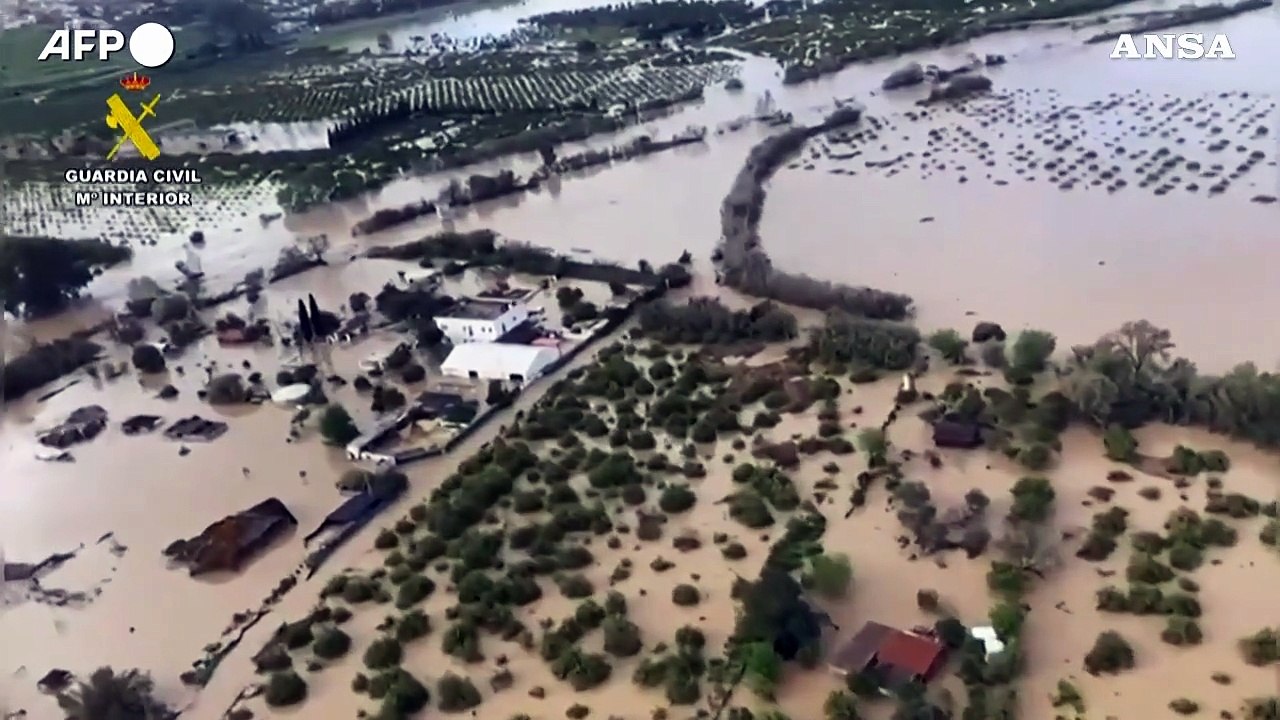 Maltempo in Spagna, situazione critica per le alluvioni in Andalusia