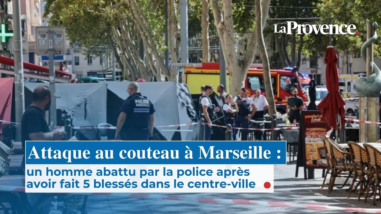 Un homme tué par la police après avoir fait cinq blessés dans le centre ville de Marseille