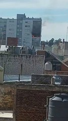 Incendio en un edificio céntrico