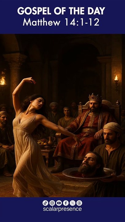 Matthew 14:1-12 #Matthew1412 #JohnTheBaptist #GospelReading #HerodAntipas #Herodias #Martyrdom