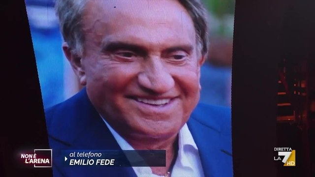 In lacrime in diretta a «Non è l’Arena» per il ritorno in libertà, Emilio Fede: «È tornata la vita»