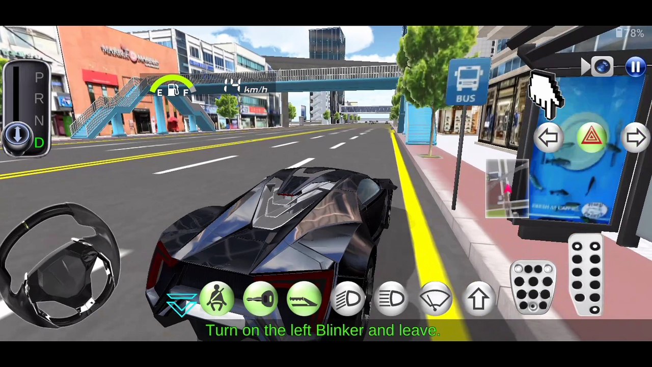 3D Driving Class #19 - Gas Station Funny Driver New Sport Car LaFerrari - Android GamePlay