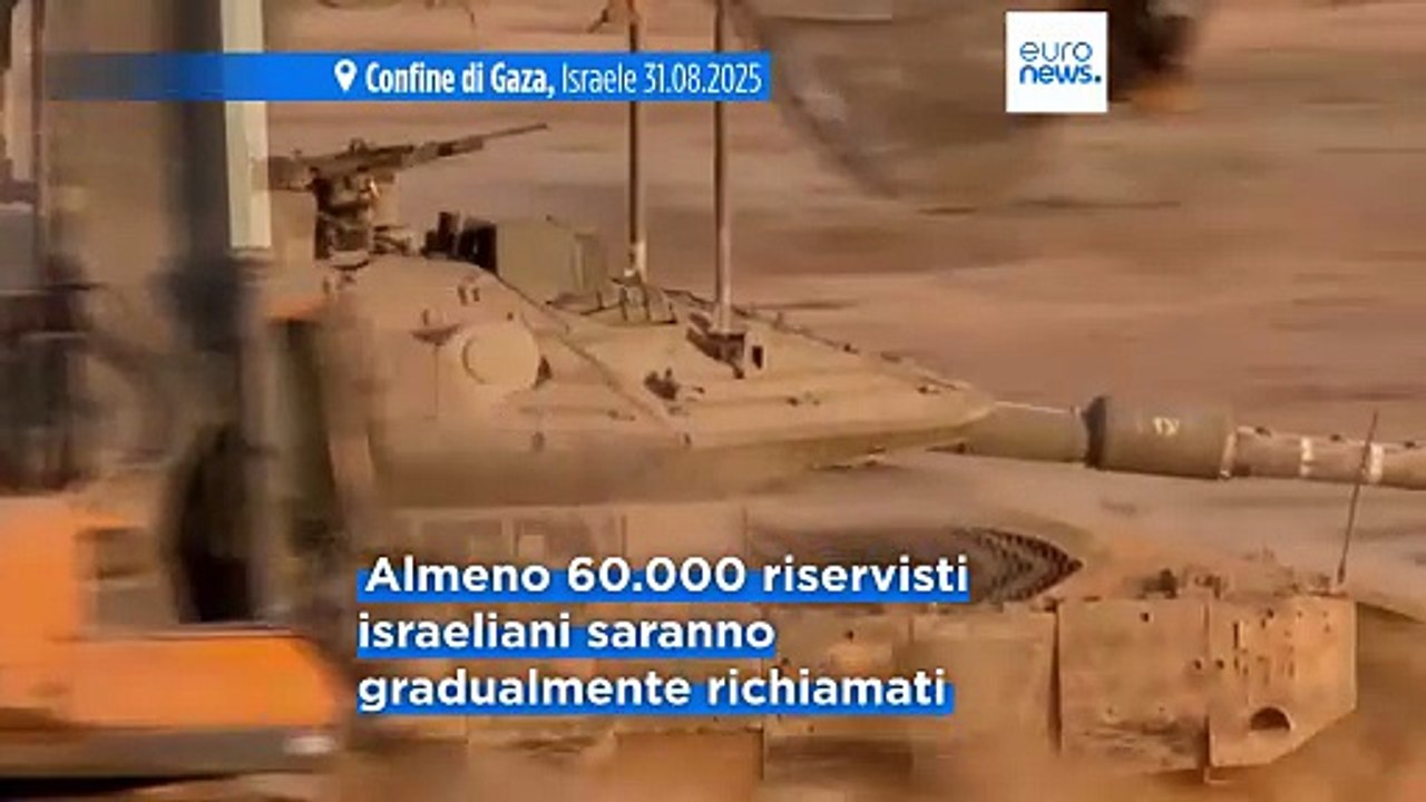 Israele mobilita 60.000 riservisti: espansione dell'offensiva su Gaza City in piena crisi umanitaria