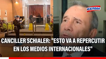Canciller Elmer Schialer sobre crimen de diplomático de Indonesia: "Esto va a repercutir en los medios internacionales"