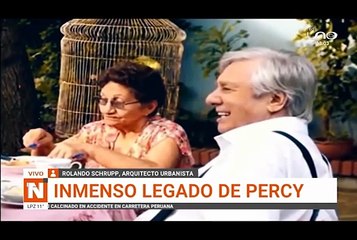 EL LEGADO DE PERCY ES INMENSO SEÑALA URBANISTA