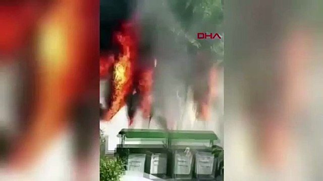 Bağcılar’da otomobil tamirhanesinde çıkan yangın 2 binaya sıçradı: 4 kişi dumandan etkilendi