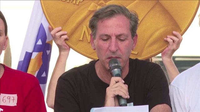 Hostage families urge president Trump to end Gaza war, release hostages