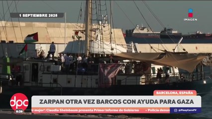 Más de 30 barcos zarparon de Barcelona hacia Gaza | DPC con Paola Rojas