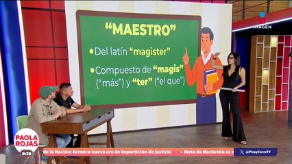 ¿Cuál es origen de la palabra maestro? | DPC con Paola Rojas