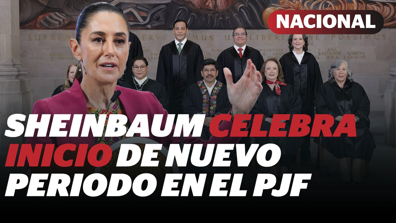 Claudia Sheinbaum manda mensaje a la nueva SCJN y les pide no corromperse | Reporte Indigo