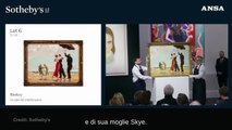 Venduto a 5 milioni di euro il dipinto di Banksy ispirato a Vettriano