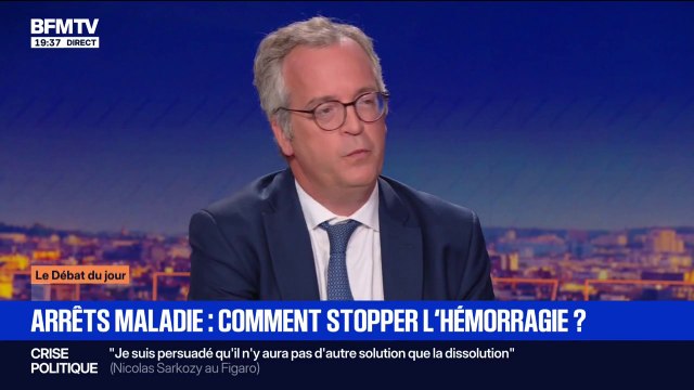 Arrêts maladie: C'est un milliard d'euros de dépense de plus par an , indique Thomas Fatôme, directeur général de l'Assurance maladie