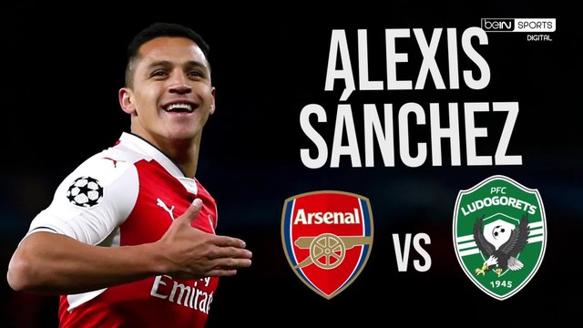 Alexis Sánchez Scores for Arsenal vs Ludogorets UEFA Champions League 2016 Group Stage