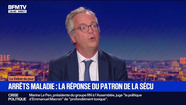 Faux arrêts maladie: On a détecté 40 millions d'euros de fraude l'année dernière , confirme Thomas Fatôme, directeur général de l'Assurance maladie