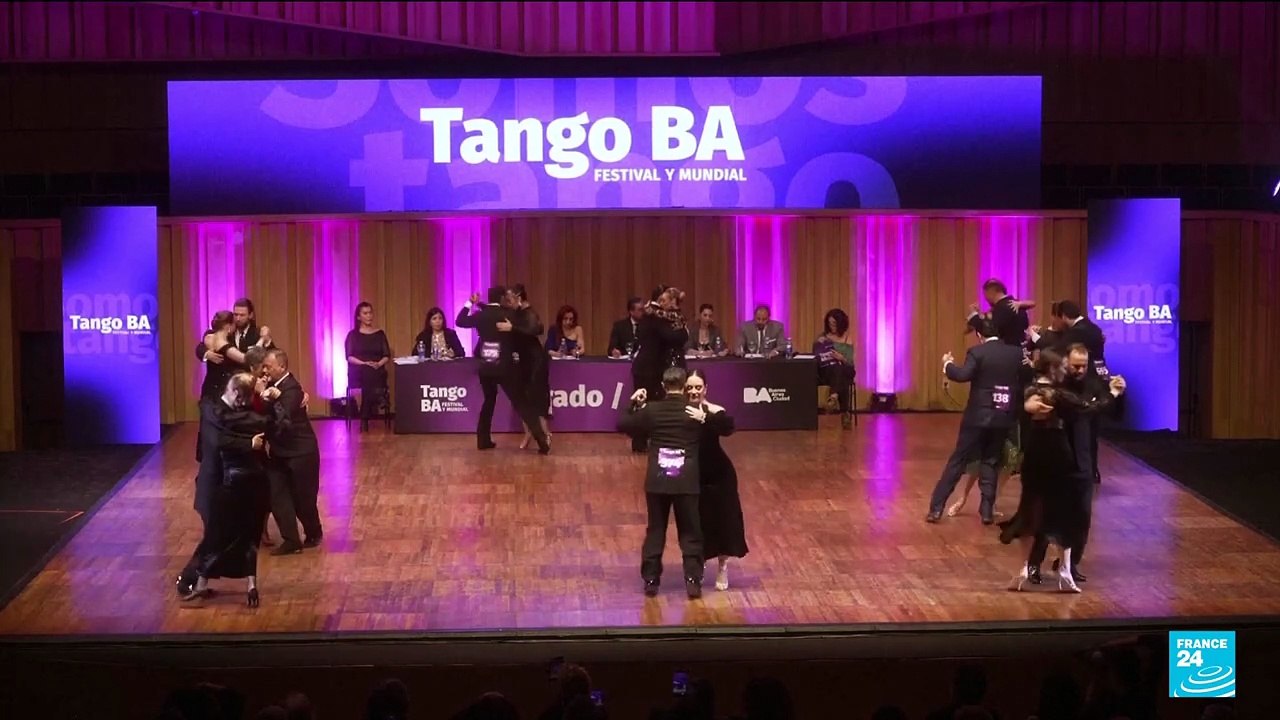 Argentine couple wins final of tango salon category in the Tango World Championship