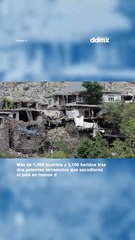 Tragedia en Afganistán | Más de 1,400 muertos y 3,100 heridos