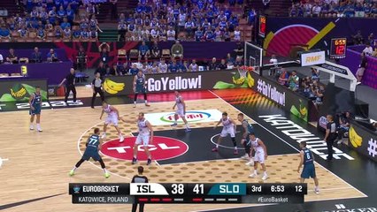 Doncic shoots quickfire threes to see Slovenia into last 16