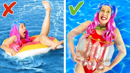 🏖️👙 Change Into Your Bikini EASILY Without a Changing Room! 🤯✨ Must-Have Beach Hacks!