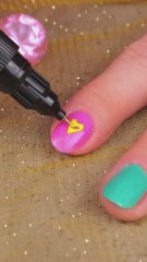 Fun DIY Nail Art with a 3D Pen! 🎨💅 #ASMR #NailArt #DIY