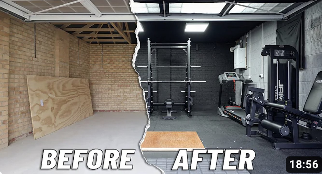 Personal home gym built on a budget