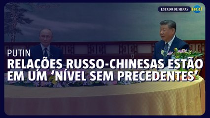 Putin diz a Xi que relações russo-chinesas estão em um ‘nível sem precedentes’