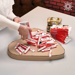 Chocolate heart for Valentine's Day! 🌹🍫💖