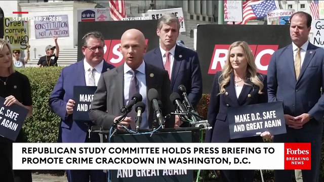 GOP Lawmakers Promote Trump's Crime Crackdown In Washington, D.C., Amidst Protests