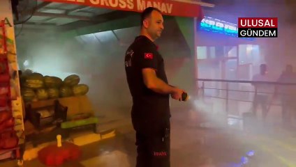 Şanlıurfa'da iş yerinde korkutan yangın