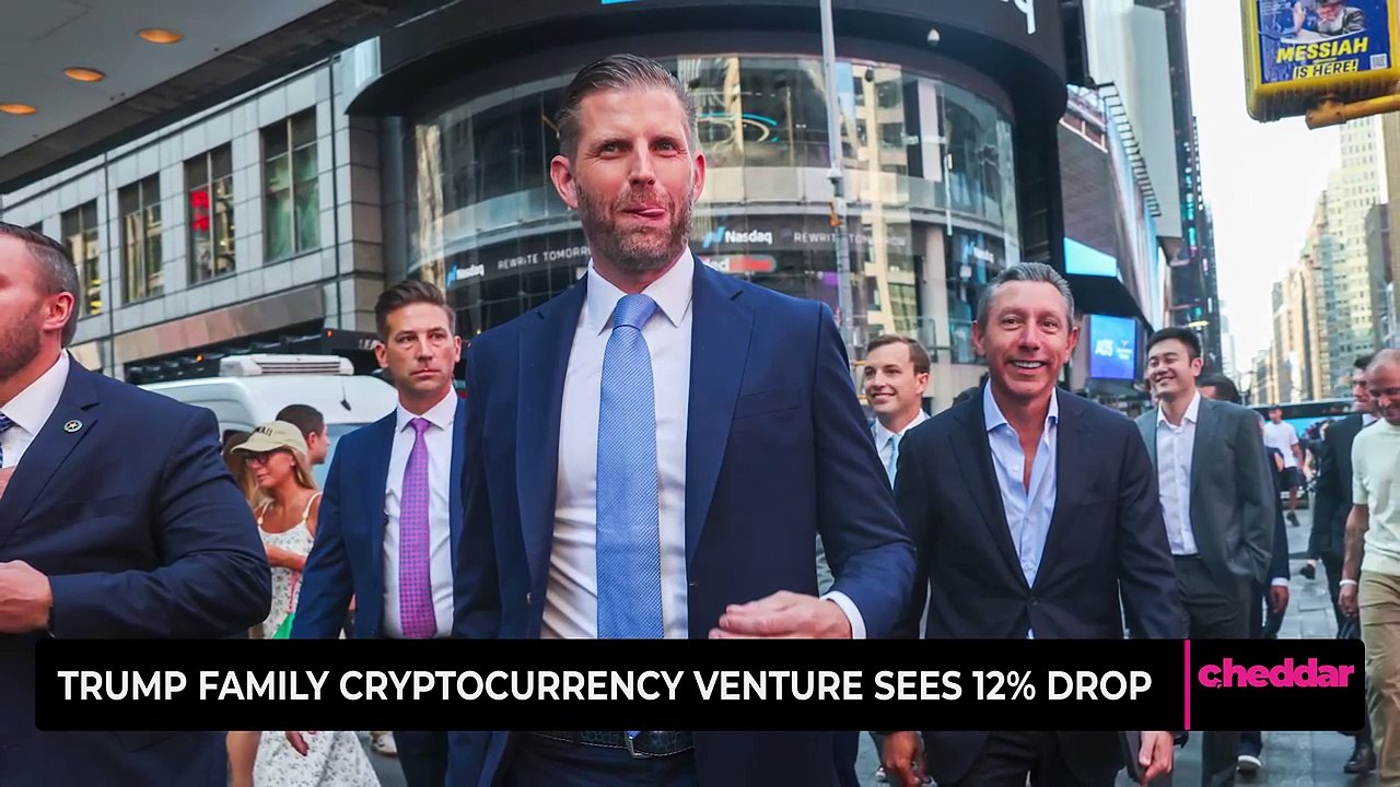 Trump Family Cryptocurrency Venture Sees 12% Drop