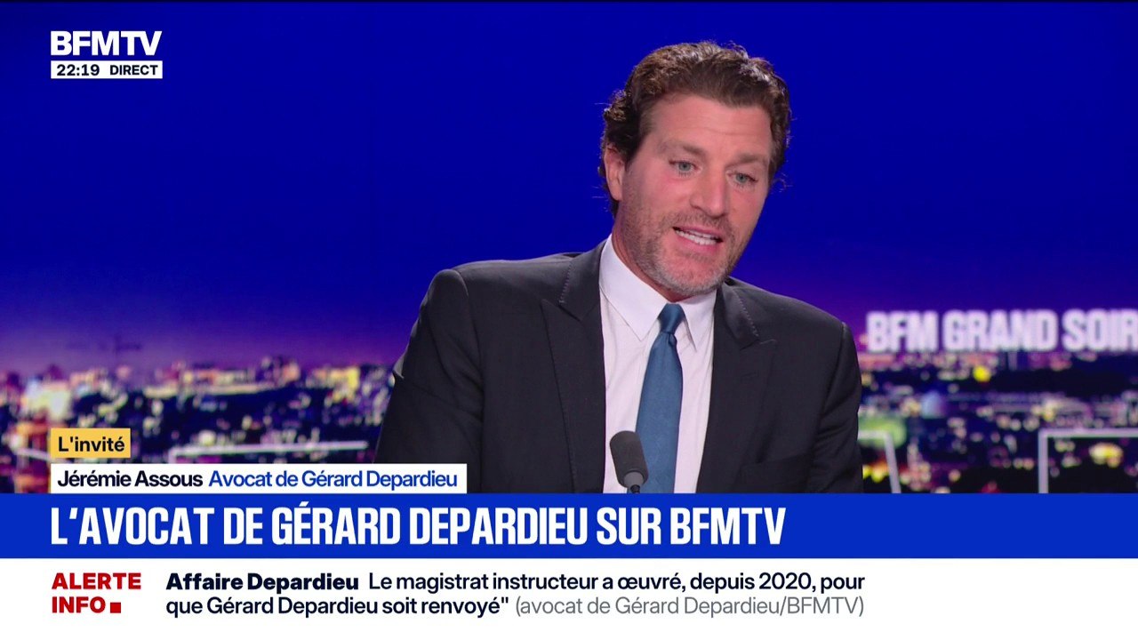 "Le magistrat instructeur a œuvré, depuis 2020, à ce que Gérard Depardieu soit renvoyé devant une juridiction de jugement", affirme Jérémie Assous, avocat de l'acteur