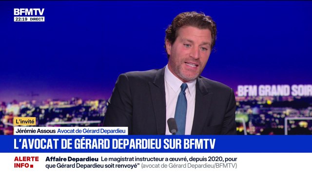 Le magistrat instructeur a œuvré, depuis 2020, à ce que Gérard Depardieu soit renvoyé devant une juridiction de jugement , affirme Jérémie Assous, avocat de l'acteur