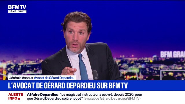 Affaire Depardieu: La crédibilité de la plaignante est affectée , souligne Jérémie Assous, avocat de Gérard Depardieu