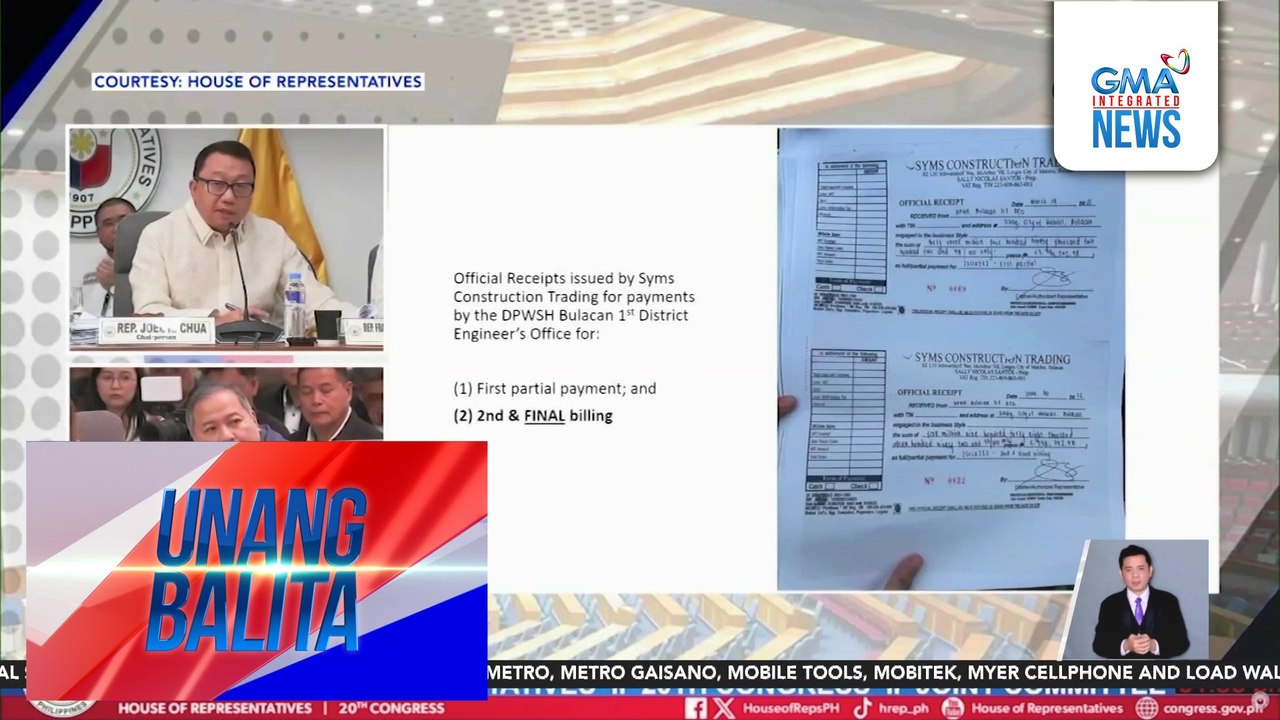 Maanomalya umanong infrastructure projects, sinimulan nang imbestigahan ng House Infrastructure Committee | Unang Balita