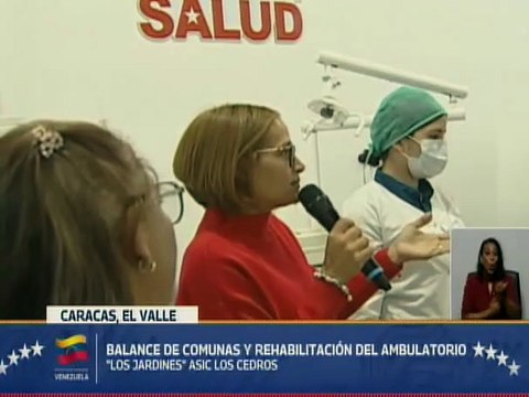 Presidente Maduro recorre los espacios rehabilitados del ambulatorio Asic Los Cedros