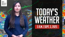 Today's Weather, 5 A.M. | September 3, 2025
