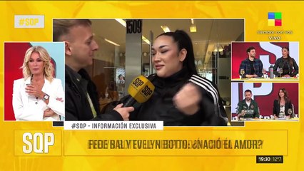 EVELYN BOTTO LE CONTESTÓ A SOFÍA ALDREY Y CONFIRMÓ SU VÍNCULO CON FEDE BAL