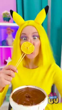 DIY Lemon Candies in Chocolate Nutella! 🍋🍫 SWEET MADNESS! #food #shorts