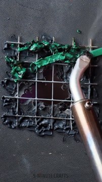 Amazing way to fix plastic bumper with melt zip ties 🛠️