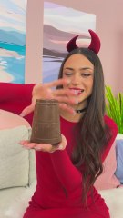 🍭 Making a yummy chocolate cup filled with candies—so sweet and fun! 😍🍫 #123go