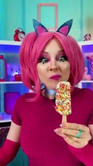 My ice cream turned into ALOE?! 😱🍧🌿 #123go