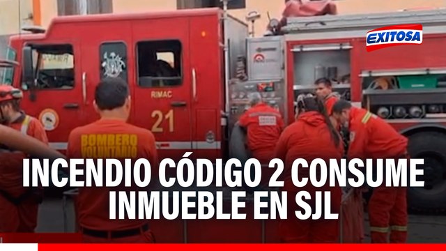 SJL: Incendio Código 2 consume fábrica de resortes
