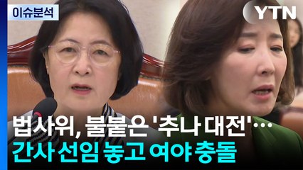 [뉴스UP] 법사위, 불붙은 '추나 대전'...간사 선임 놓고 여야 충돌 / YTN