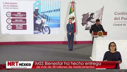 IMSS Bienestar ha hecho entrega de más de 28 millones de medicamentos