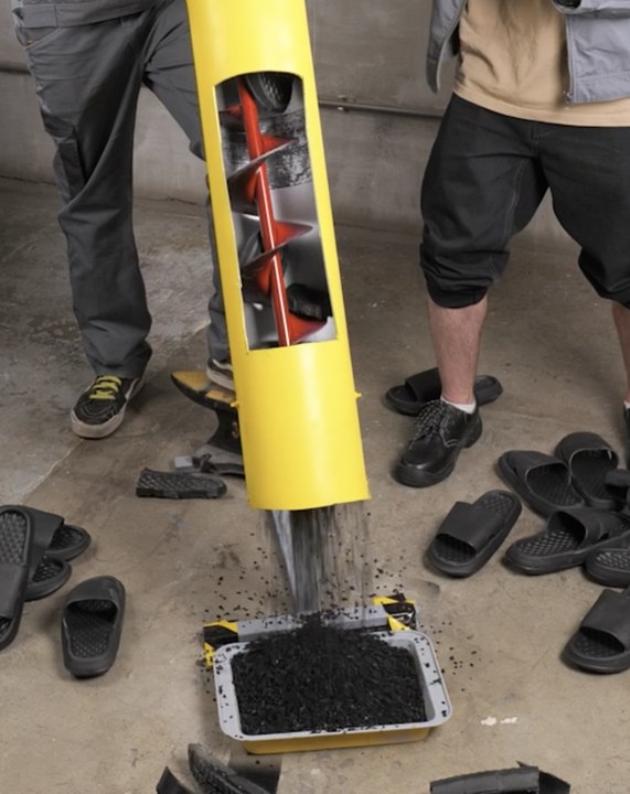From Old Flip-Flops to a Strong Recycled Helmet...