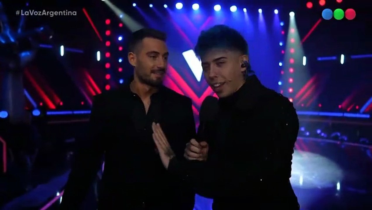 Luck Ra empujó a Nico Occhiato y se pudrió todo en La Voz Argentina: "Si querés nos boxeamos"