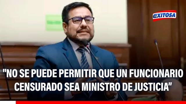 Congresistas buscan presentar moción de censura contra Santiváñez: Se requieren 33 firmas