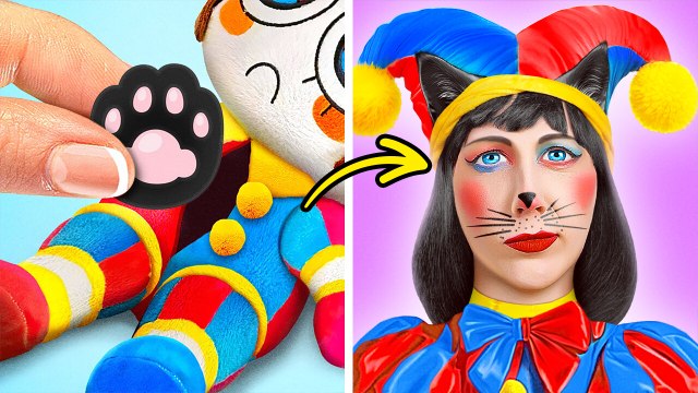 Pomni is CatGirl?!🤡 *Cool Cat Adventures at Digital Circus* Crafts VS Gadgets